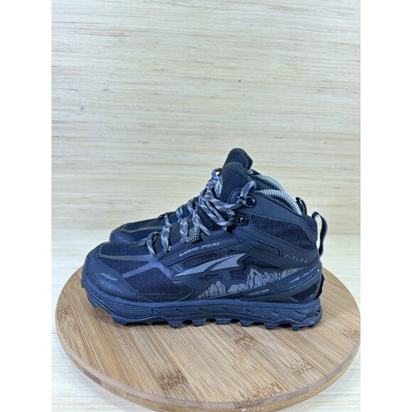 Altra Lone Peak 4 Mid RSM Black Hiking Boots Womens Size 7 - Picture 1 of 8